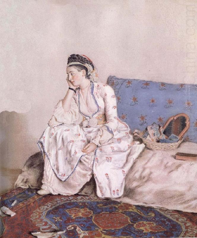 Jean-Etienne Liotard Portrait of Mary Gunning Countess of Coventry china oil painting image